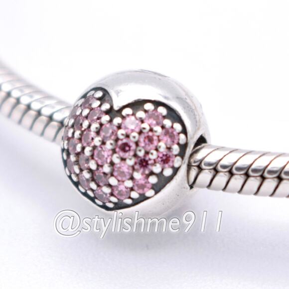 One Authentic PANDORA Love of My Life Clip - 791053CZS - Picture 1 of 14
